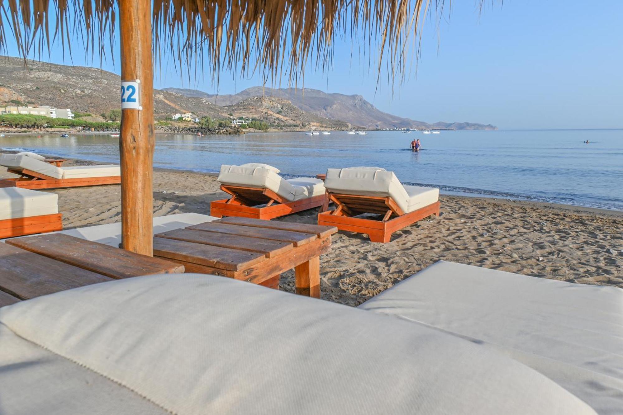 Maria Beach Hotel Kissamos Exterior photo