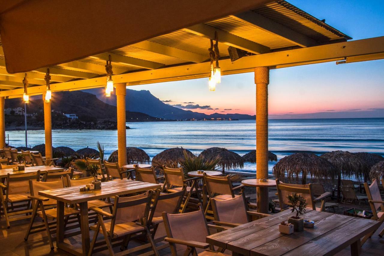 Maria Beach Hotel Kissamos Exterior photo